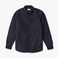 Mens   Padded Solid Overshirt | Lacoste Navy Blue • Mxq