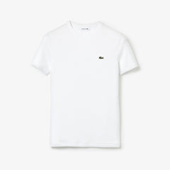 Womens Wo  Soft Cotton Crewneck T-Shirt | Lacoste White • 001