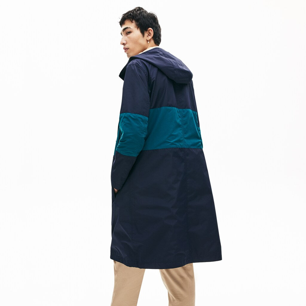 Mens/Womens Unisex LIVE Reversible Peacoat | Lacoste Beige / Navy Blue / Green • Wa2