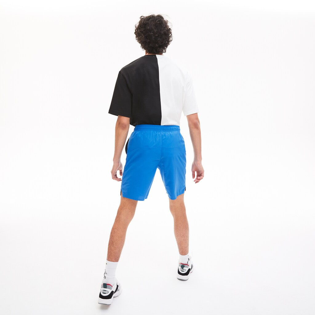 Mens   LIVE Lightweight Bermuda Shorts | Lacoste Blue / Black • Du5