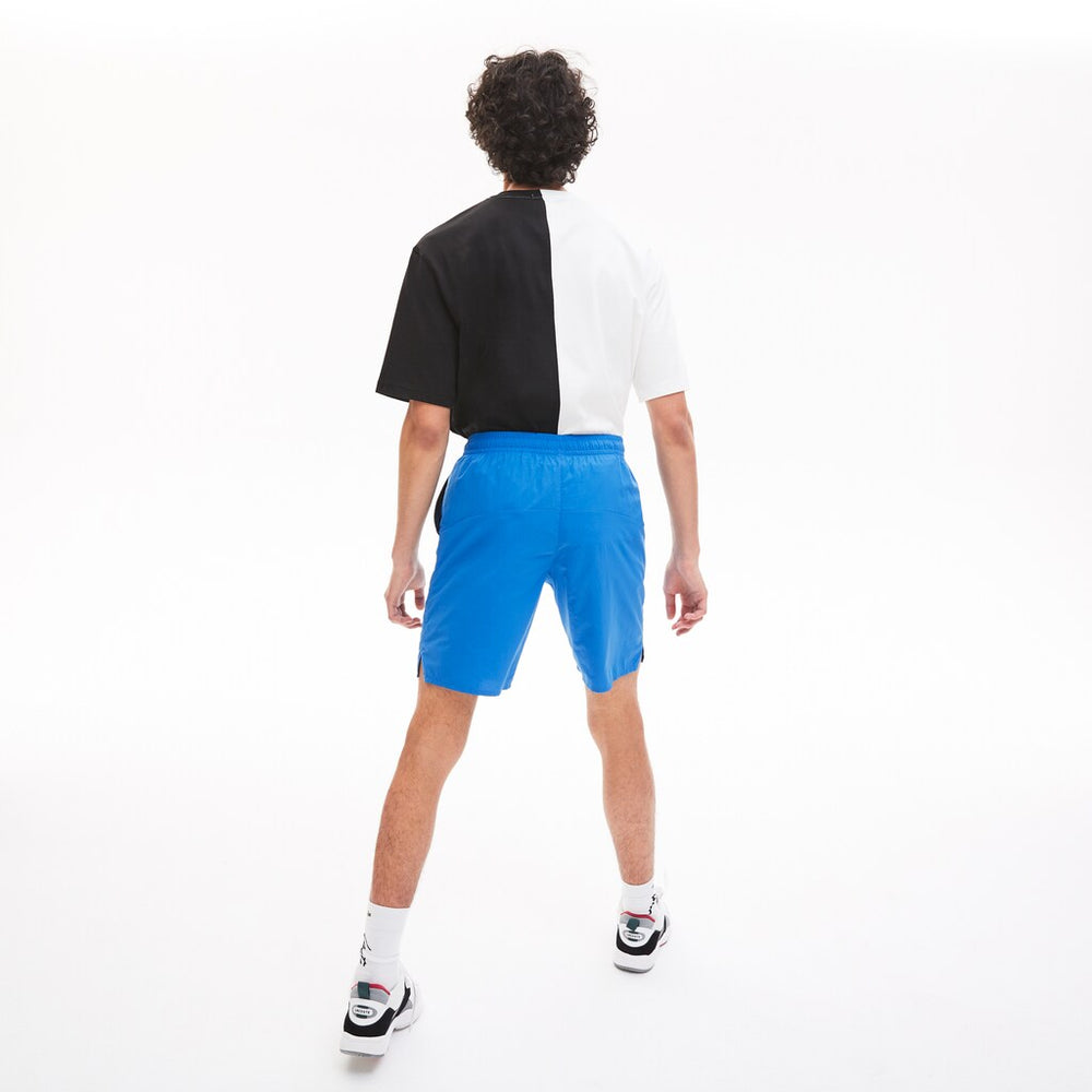 Mens   LIVE Lightweight Bermuda Shorts | Lacoste Blue / Black • Du5