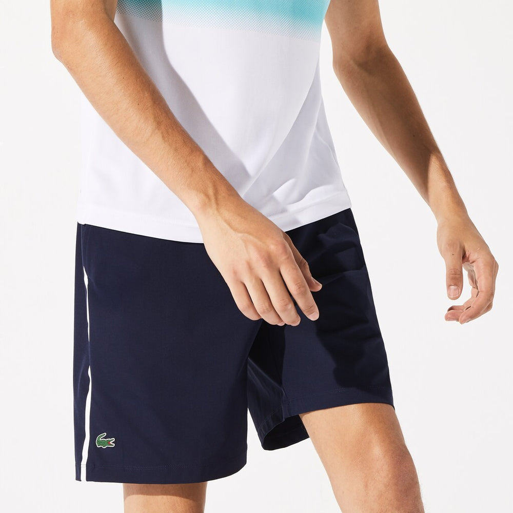 Mens   SPORT Roland Garros Shorts | Lacoste Navy Blue / White • 525