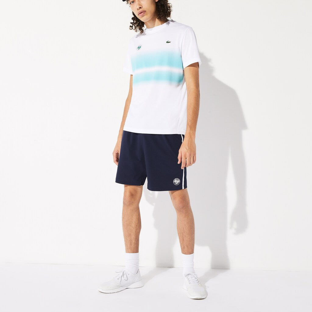 Mens   SPORT Roland Garros Shorts | Lacoste Navy Blue / White • 525
