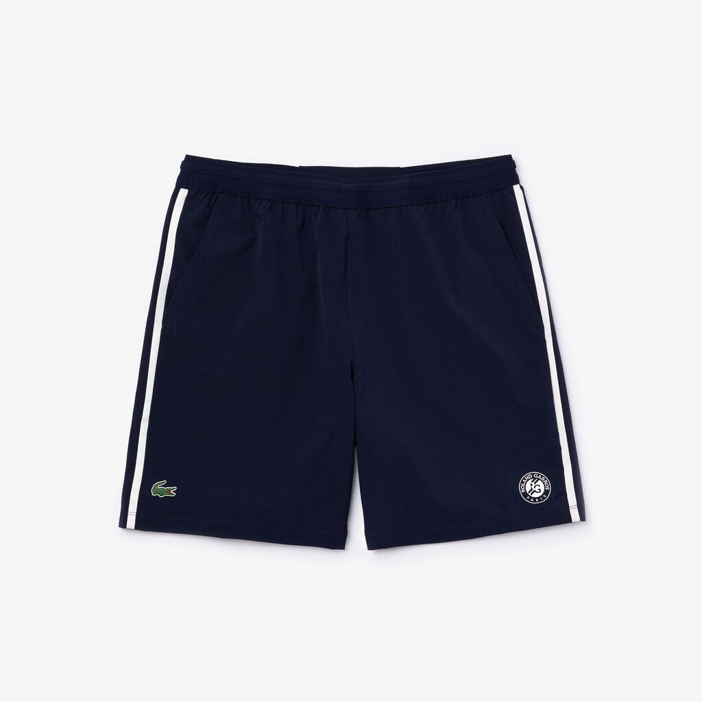 Mens   SPORT Roland Garros Shorts | Lacoste Navy Blue / White • 525