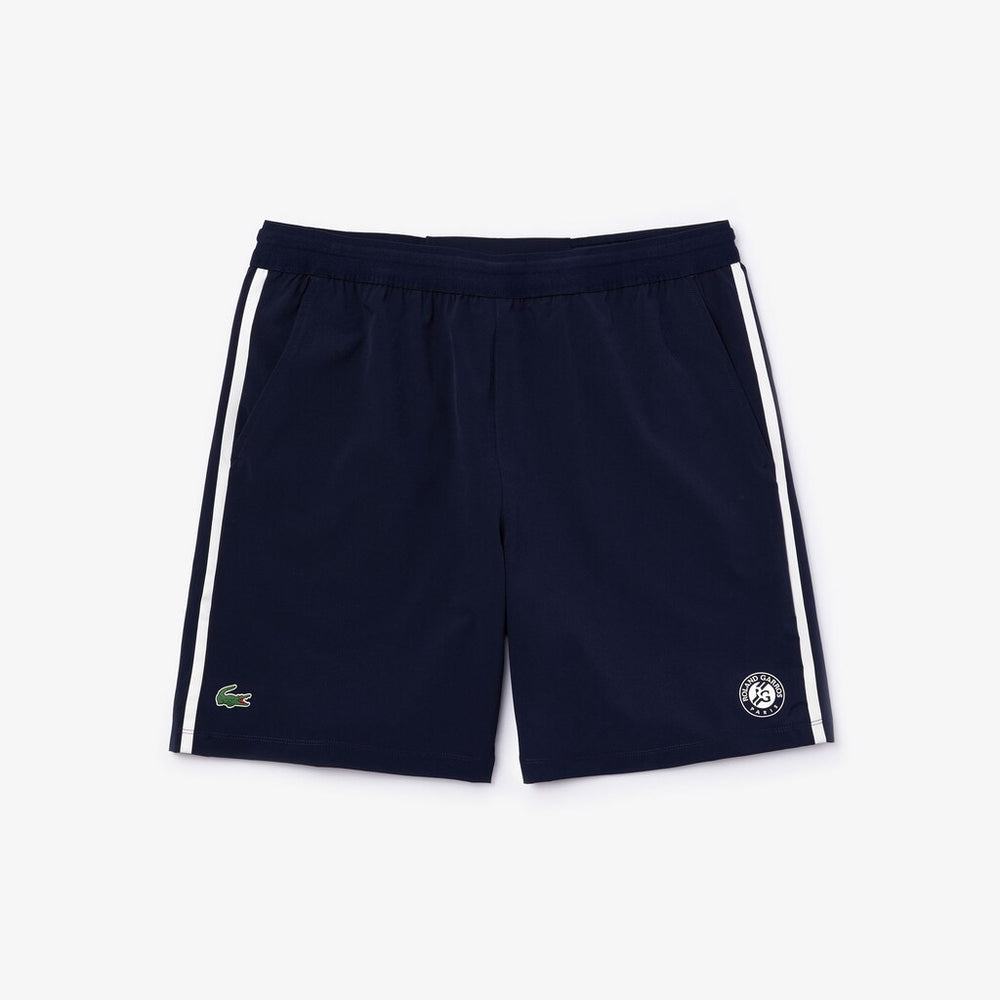 Mens   SPORT Roland Garros Shorts | Lacoste Navy Blue / White • 525