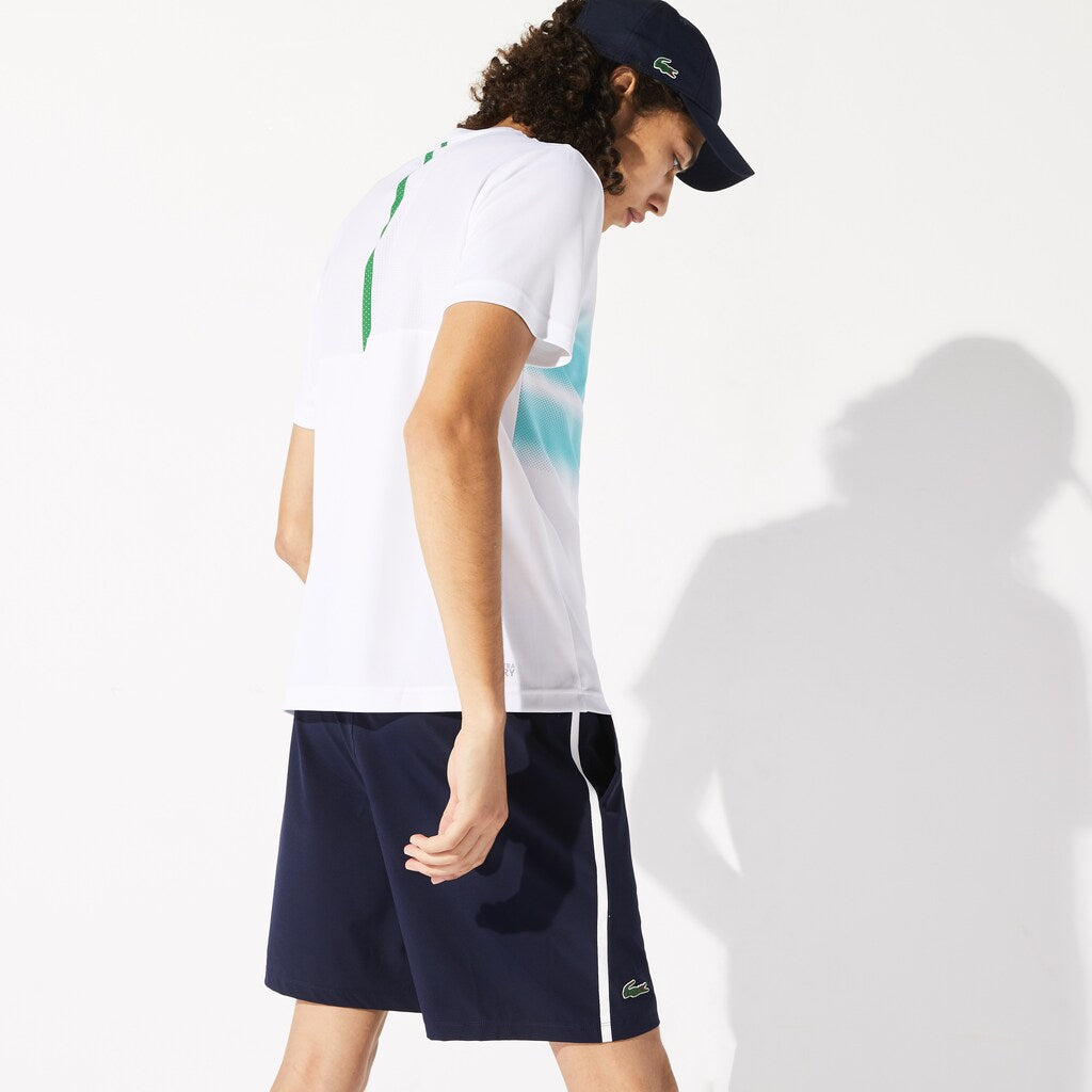 Mens   SPORT Roland Garros Shorts | Lacoste Navy Blue / White • 525