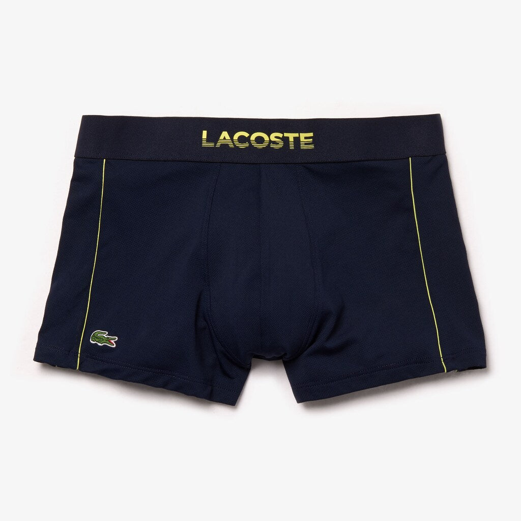 Mens Motion Technical Piqué Boxer Briefs | Lacoste Navy Blue • 166