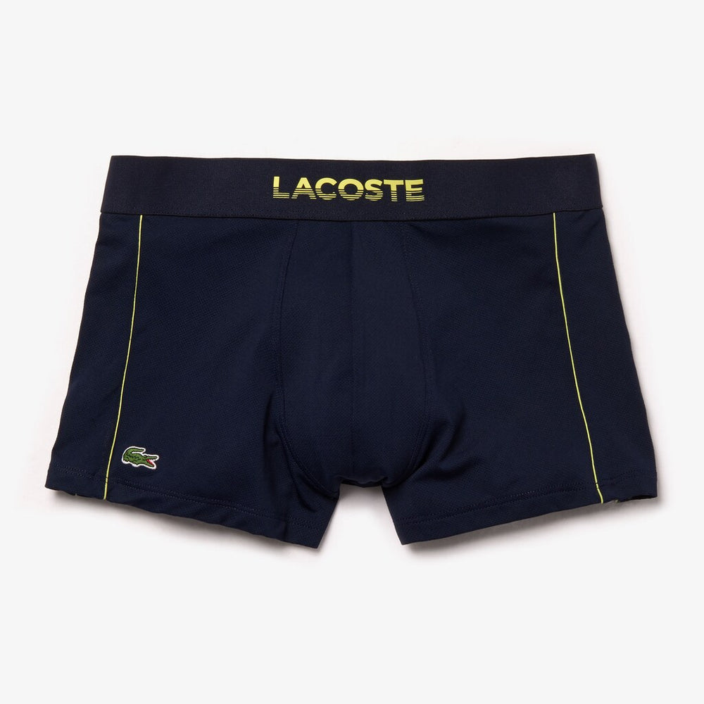 Mens Motion Technical Piqué Boxer Briefs | Lacoste Navy Blue • 166