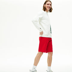 Mens   Slim Fit Stretch Gabardine Shorts | Lacoste Red • 240
