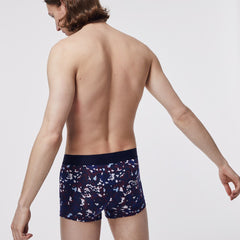 Mens Pack Of 3 Casual Boxers | Lacoste Bordeaux / Grey Chine / Navy Blue • Uvk