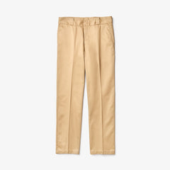 Mens   LIVE Pleated Cotton Chinos | Lacoste Beige • 02S