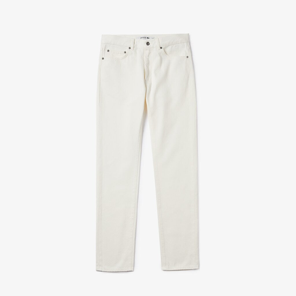 Mens   Slim-Fit Colored  Jeans | Lacoste White • 70V