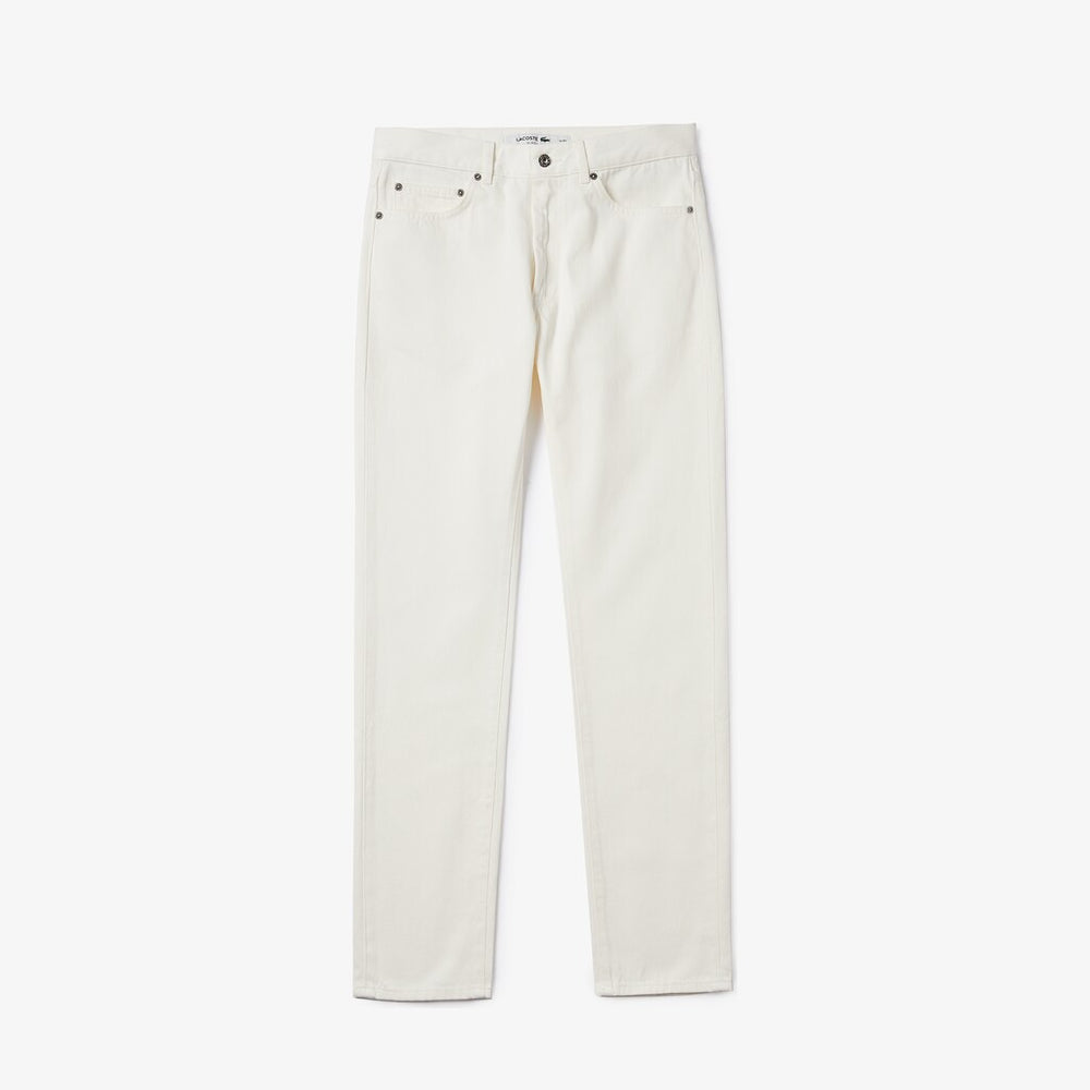 Mens   Slim-Fit Colored  Jeans | Lacoste White • 70V