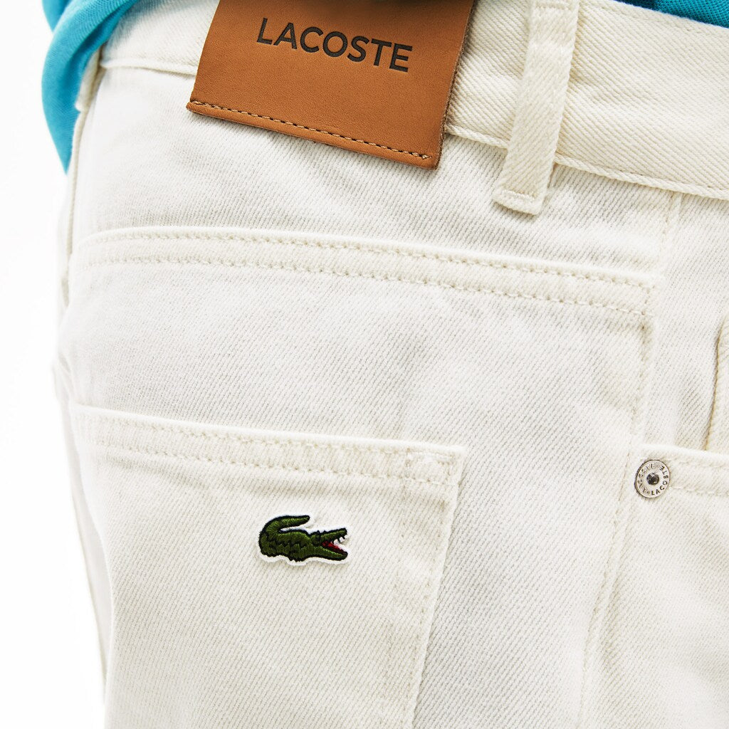 Mens   Slim-Fit Colored  Jeans | Lacoste White • 70V