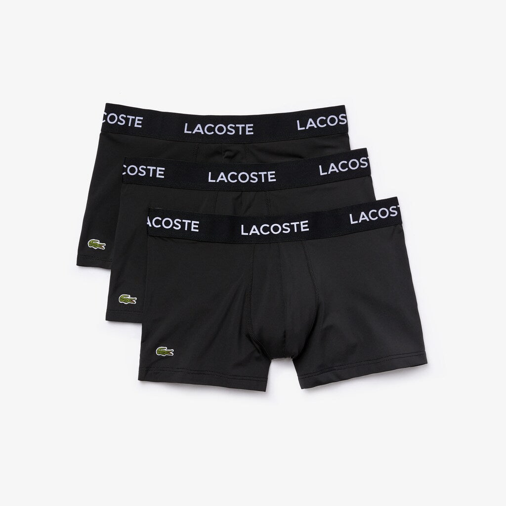 Mens Pack Of 3 Motion Classics Boxer Briefs | Lacoste Black • 031