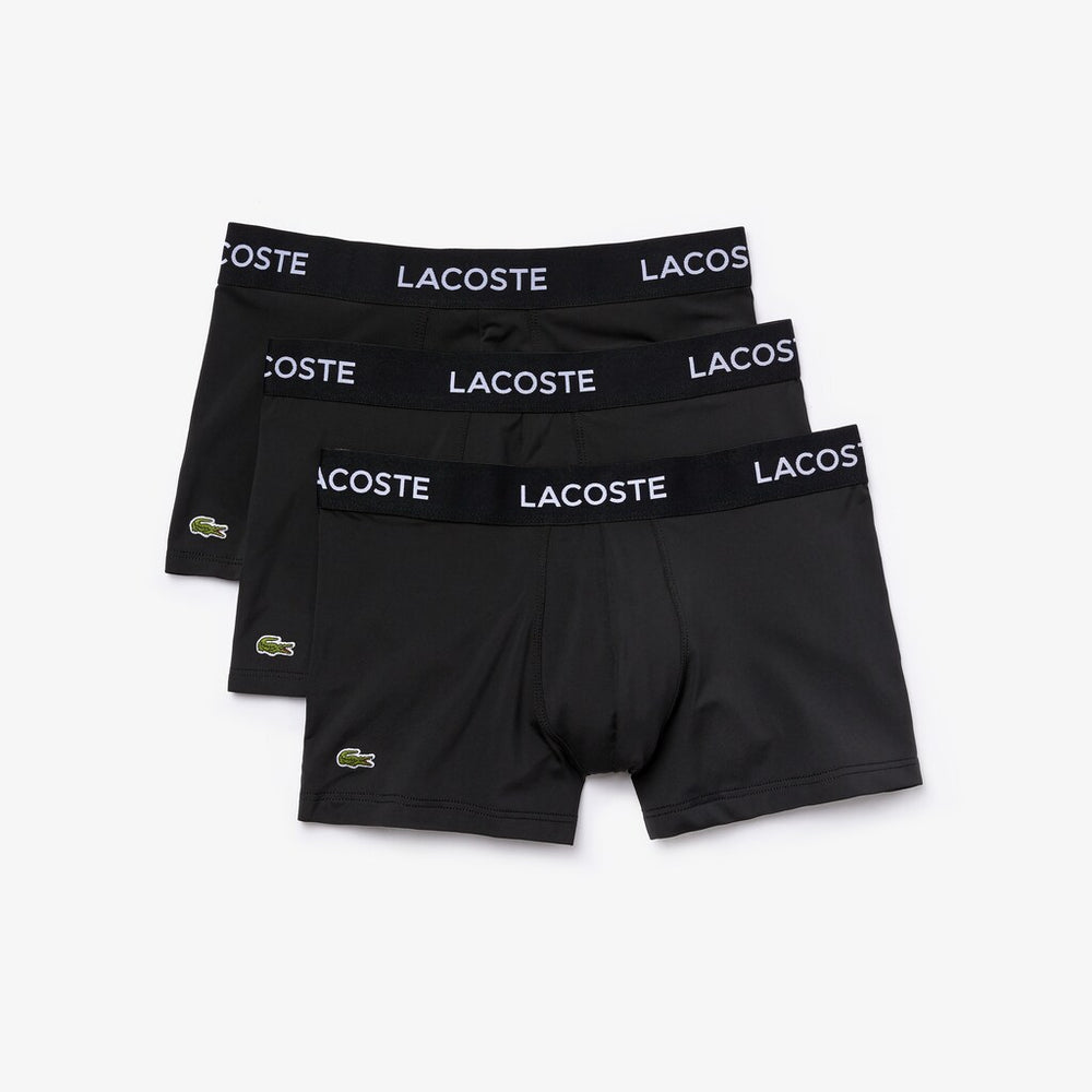 Mens Pack Of 3 Motion Classics Boxer Briefs | Lacoste Black • 031