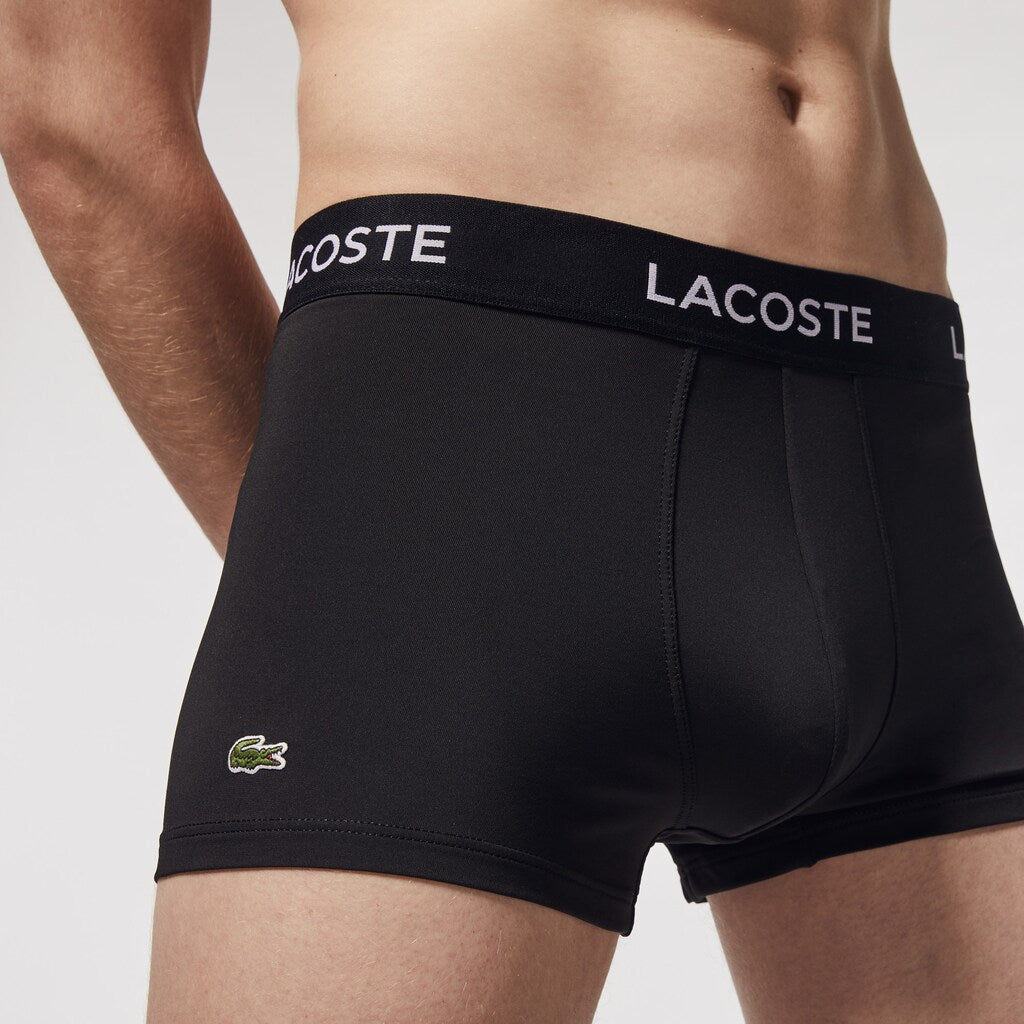 Mens Pack Of 3 Motion Classics Boxer Briefs | Lacoste Black • 031