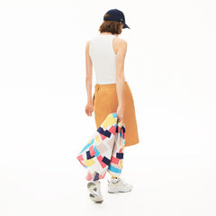Womens Wo  Sleeveless Scoopneck Top | Lacoste White • 001