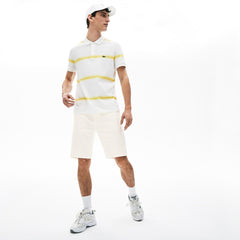 Mens   Regular Fit Five-Pocket Denim Shorts | Lacoste White • 70V