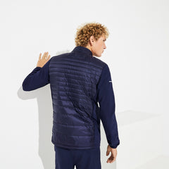 Mens   SPORT Lightweight Water-Resistant Quilted Jacket | Lacoste Navy Blue • 5Fs