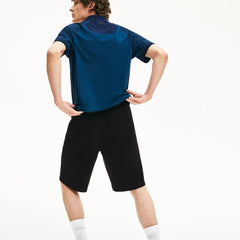 Mens   Motion Stretch Cotton Bermuda Shorts | Lacoste Black • 031