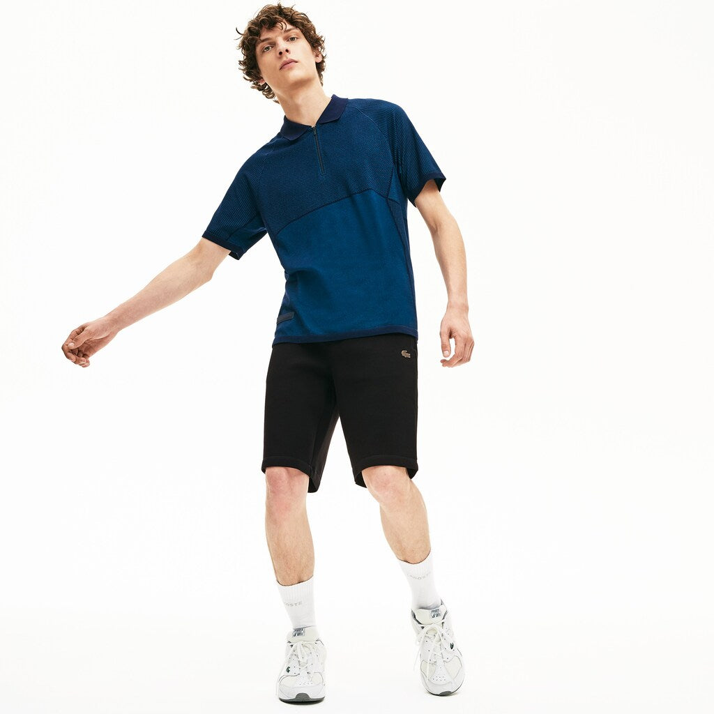 Mens   Motion Stretch Cotton Bermuda Shorts | Lacoste Black • 031