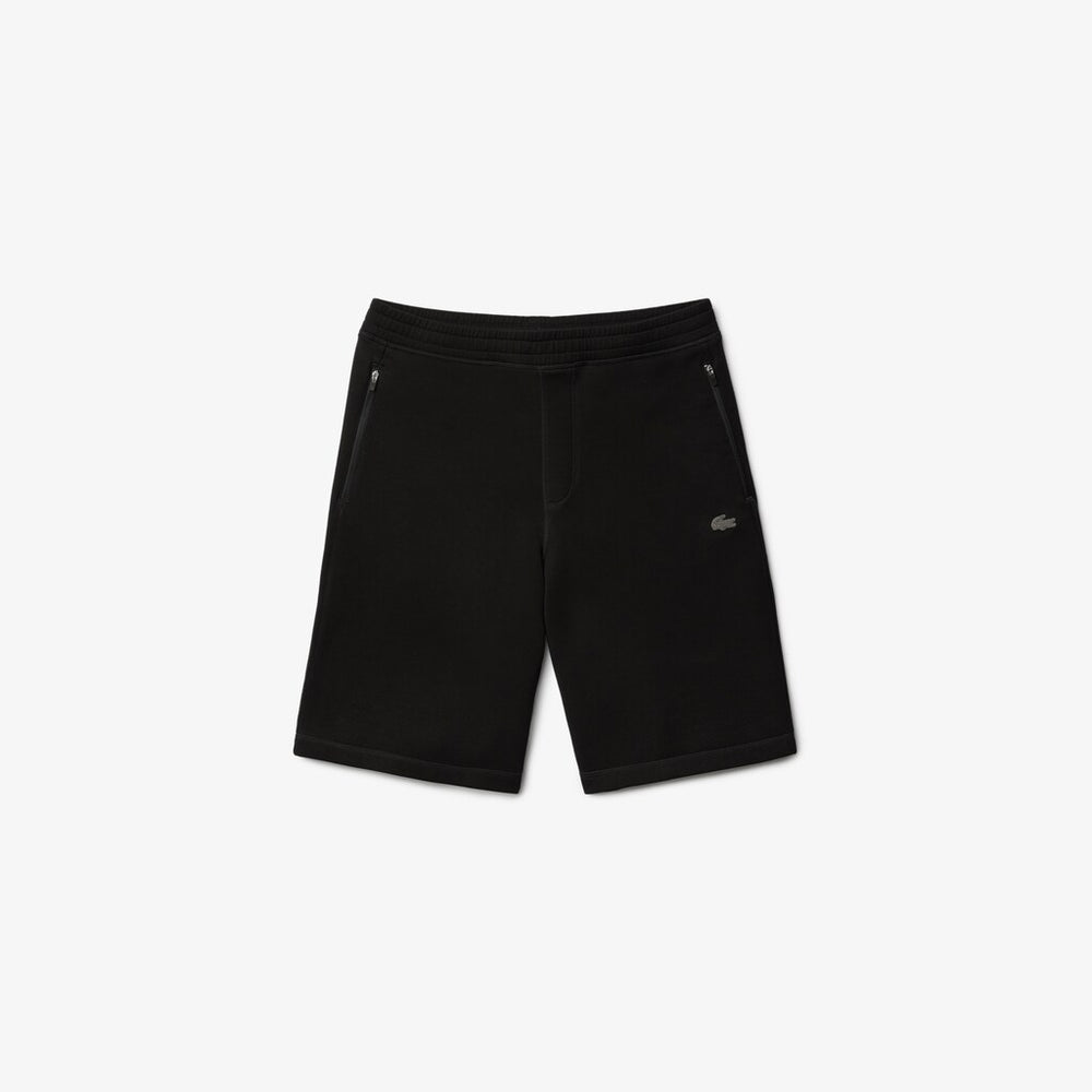 Mens   Motion Stretch Cotton Bermuda Shorts | Lacoste Black • 031