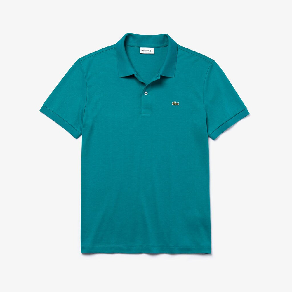Mens   Regular Fit Lightweight Cotton Polo | Lacoste Green • S5J