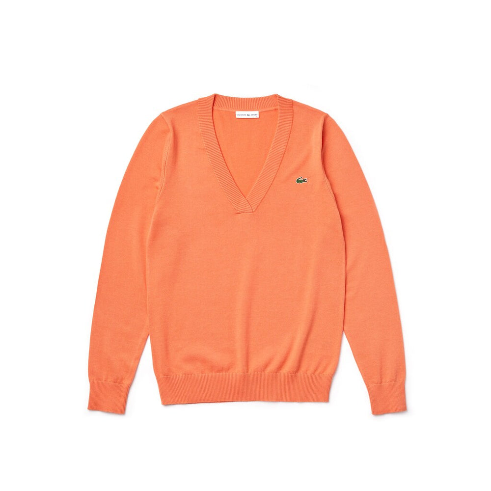 Womens Wo  SPORT V-neck Sweater | Lacoste Orange • Z6B
