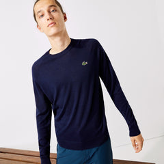 Mens   SPORT Breathable-Knit Golf Sweater | Lacoste Navy Blue • 166