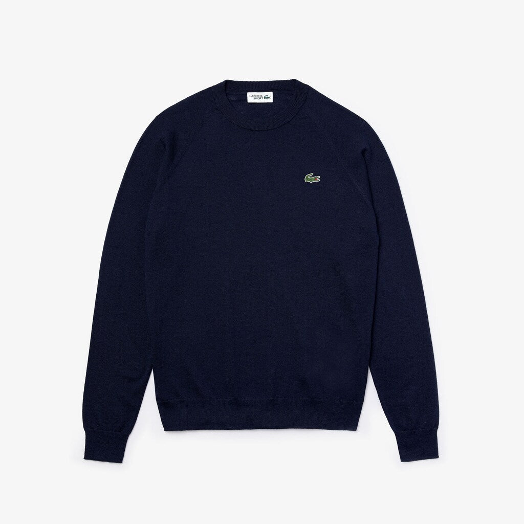 Mens   SPORT Breathable-Knit Golf Sweater | Lacoste Navy Blue • 166