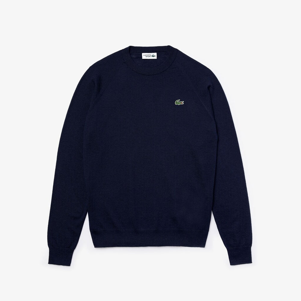 Mens   SPORT Breathable-Knit Golf Sweater | Lacoste Navy Blue • 166
