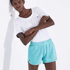 Womens Wo  SPORT French Terry Shorts | Lacoste Blue Chine • Yjx
