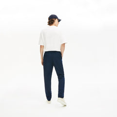 Mens   LIVE Fine Pinstriped Wool Suit Pants | Lacoste Blue / White • As3