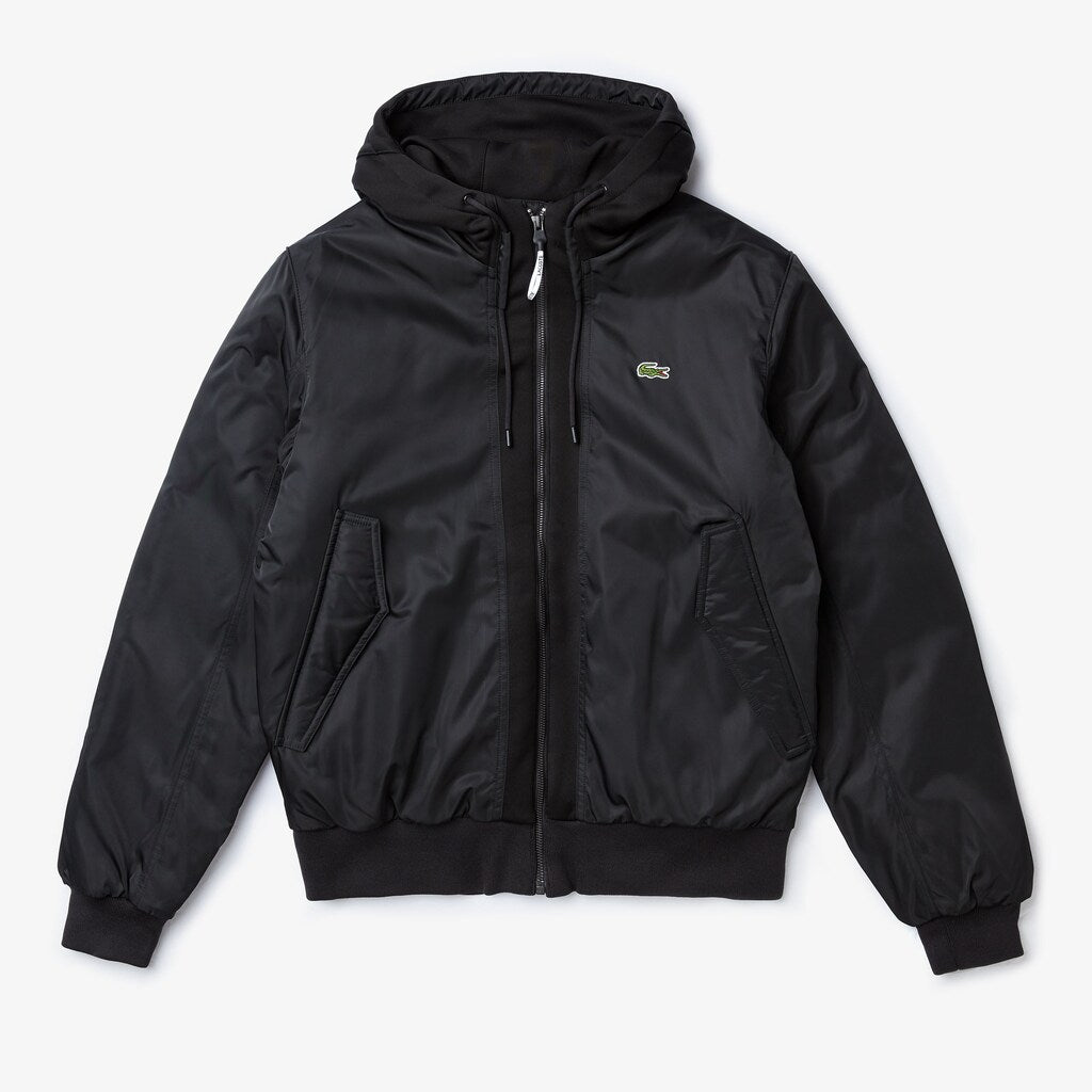 Mens   SPORT Water-Resistant Zip Jacket | Lacoste Black • 031