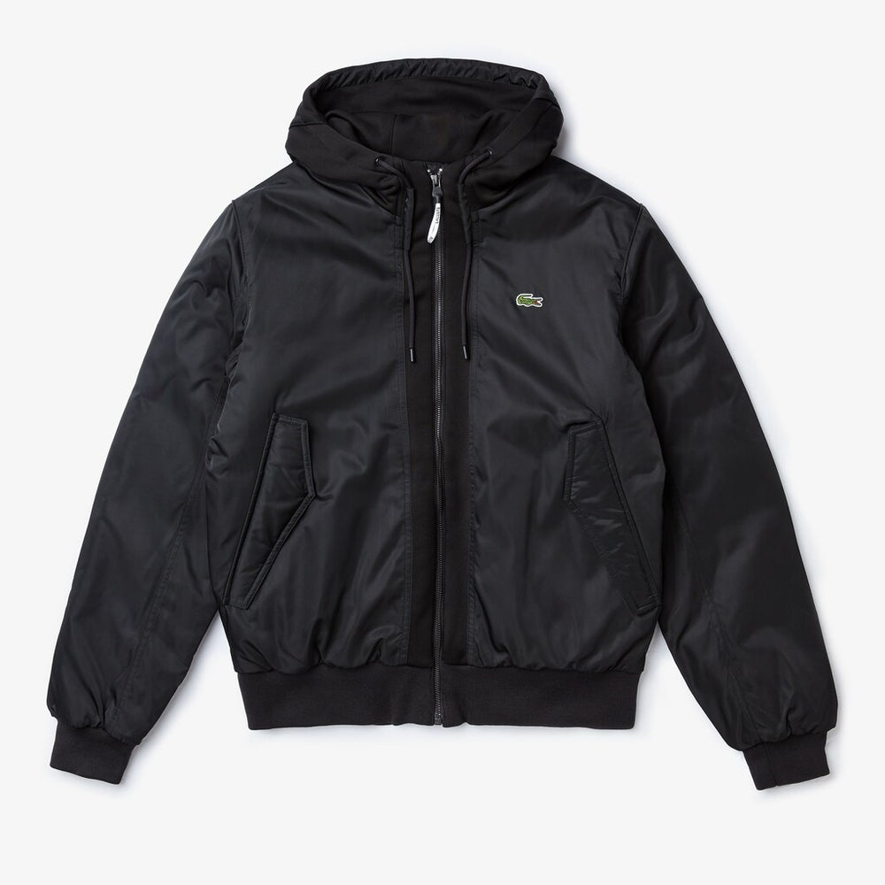 Mens   SPORT Water-Resistant Zip Jacket | Lacoste Black • 031