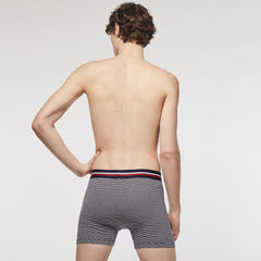 Mens Pack Of 3 Casual Long Boxers | Lacoste Navy Blue / White • 525