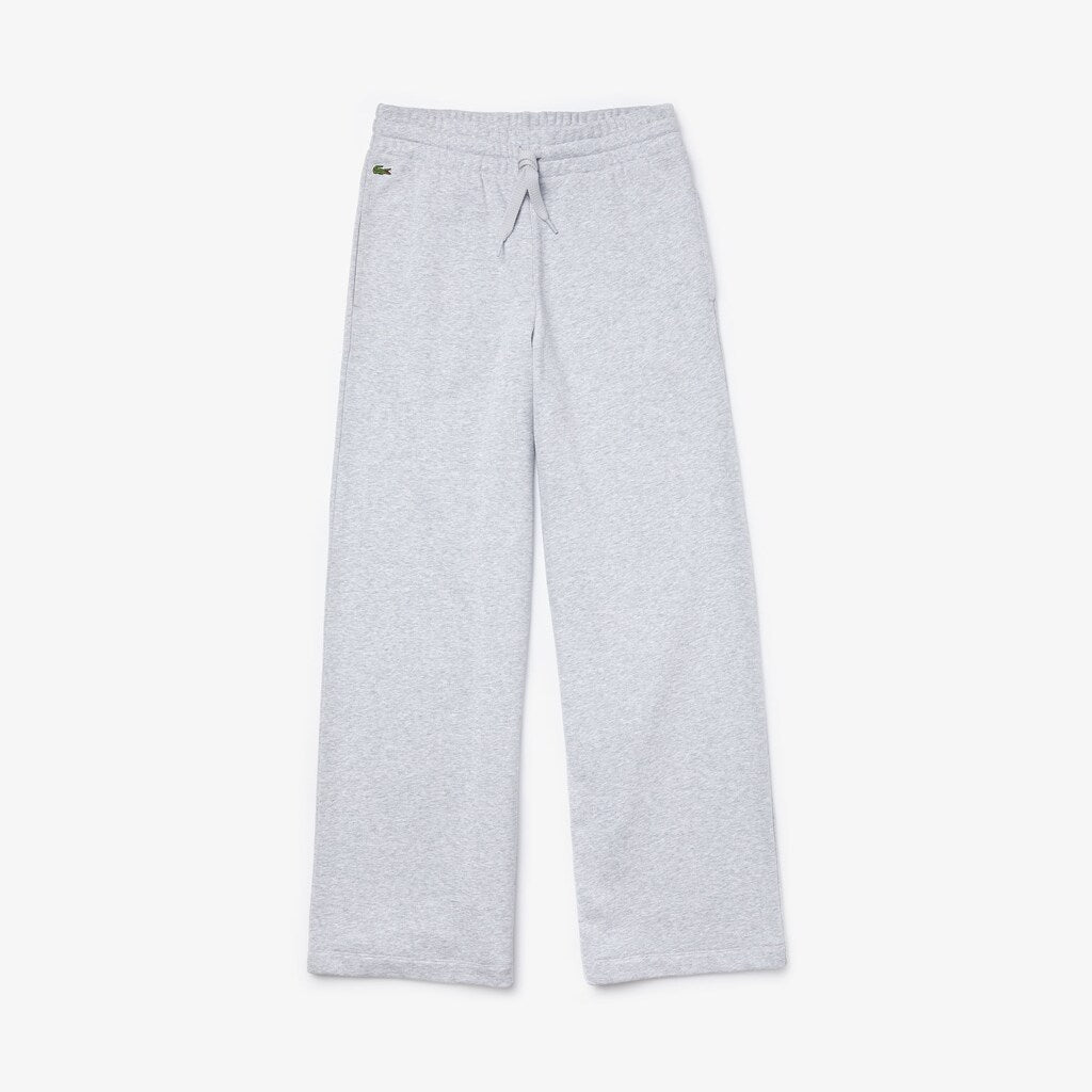 Womens Wo  Cotton Fleece Track Pants | Lacoste Grey Chine • Cca