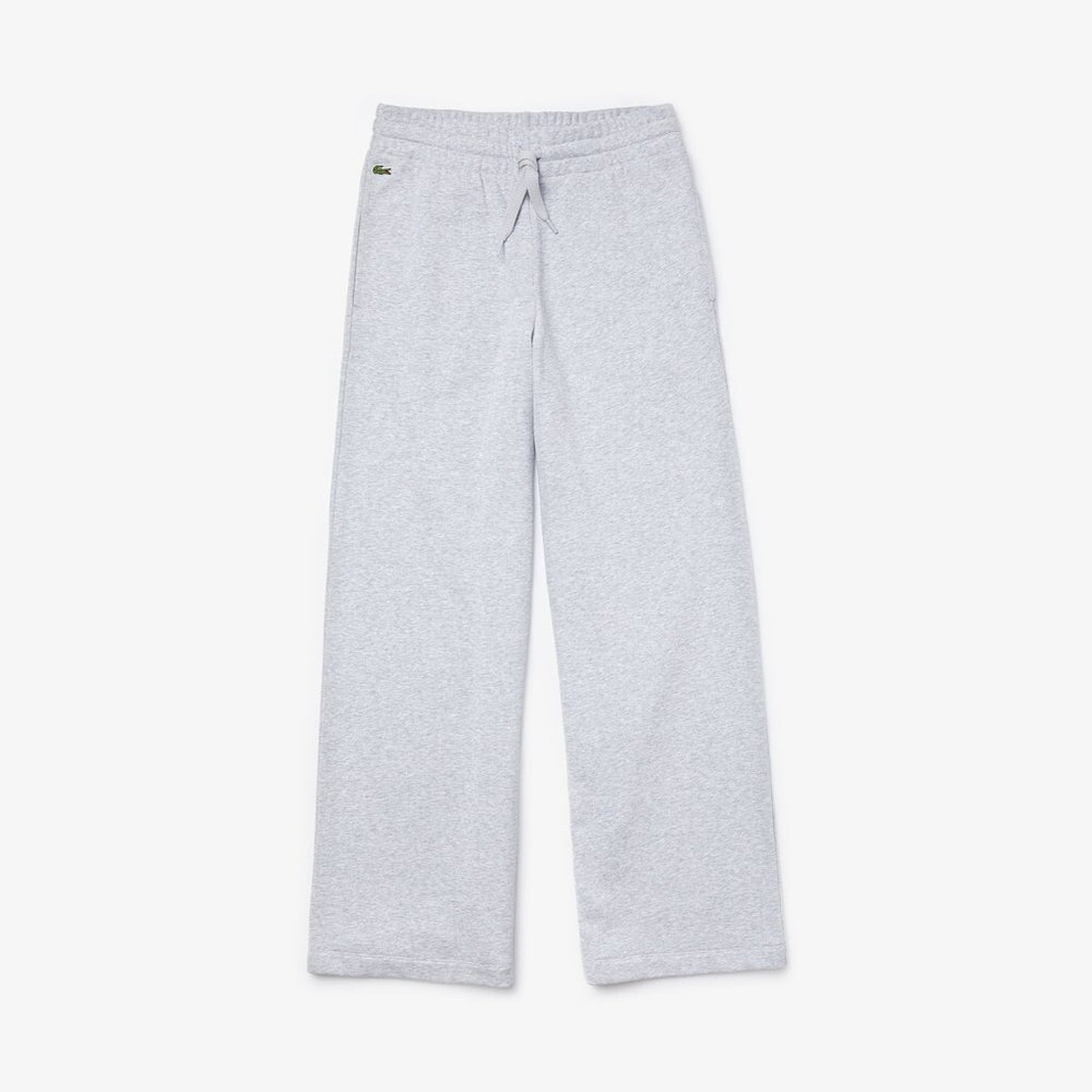 Womens Wo  Cotton Fleece Track Pants | Lacoste Grey Chine • Cca