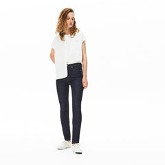 Womens Wo  Skinny Stretch Cotton Jeans | Lacoste Blue • Rne