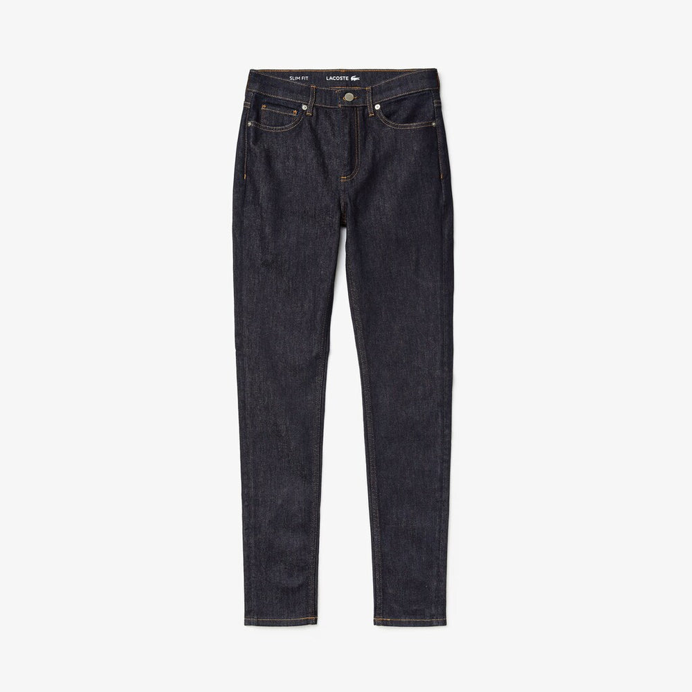 Womens Wo  Skinny Stretch Cotton Jeans | Lacoste Blue • Rne