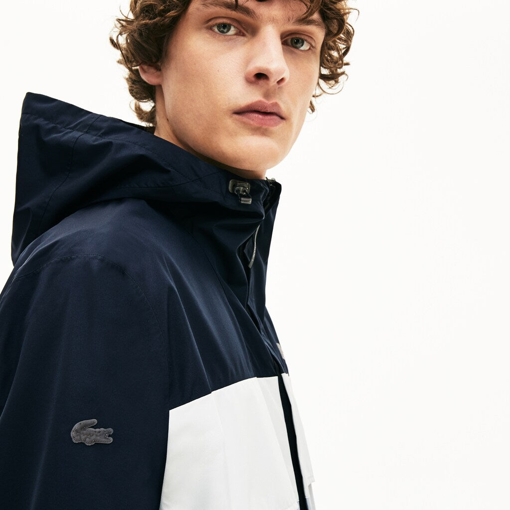 Mens   Motion Packable Crease-Proof Parka | Lacoste Dark Grey / Grey • Wvp