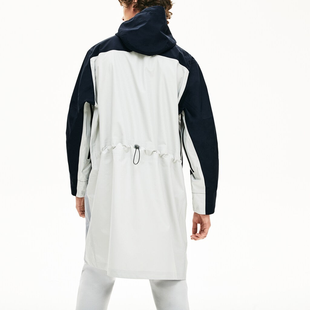 Mens   Motion Packable Crease-Proof Parka | Lacoste Dark Grey / Grey • Wvp