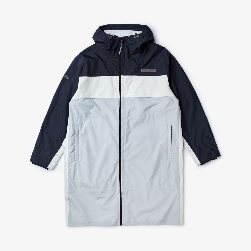 Mens   Motion Packable Crease-Proof Parka | Lacoste Dark Grey / Grey • Wvp