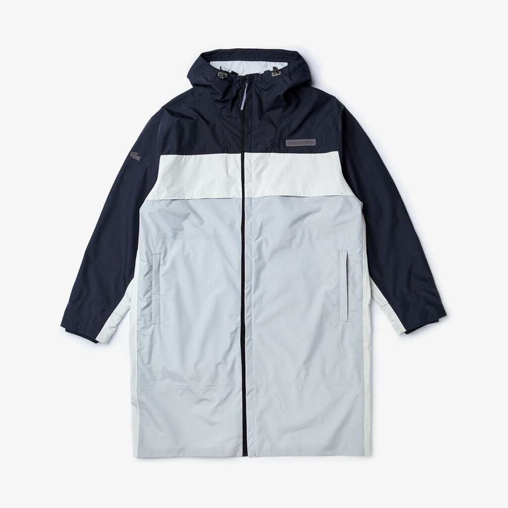 Mens   Motion Packable Crease-Proof Parka | Lacoste Dark Grey / Grey • Wvp