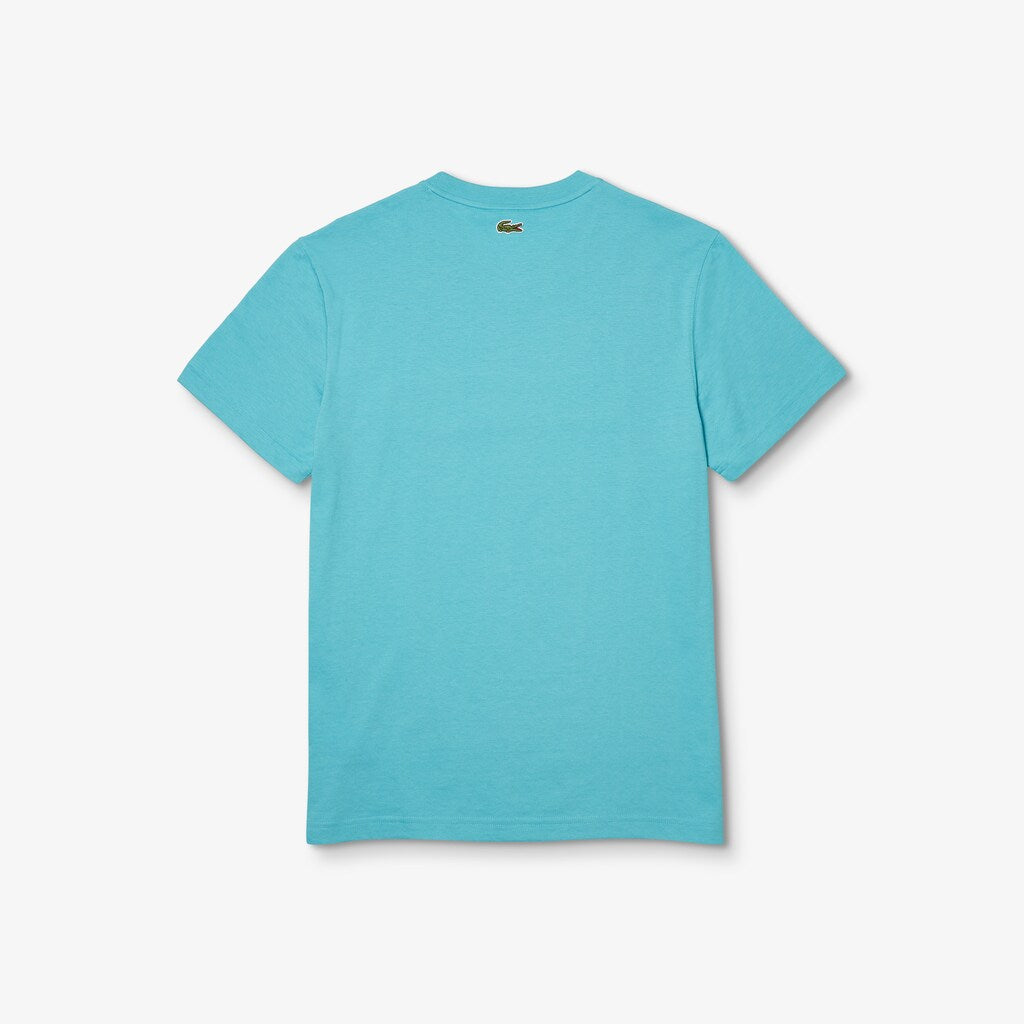Mens   Retro Logo Graphic T-shirt | Lacoste Turquoise • Yzk