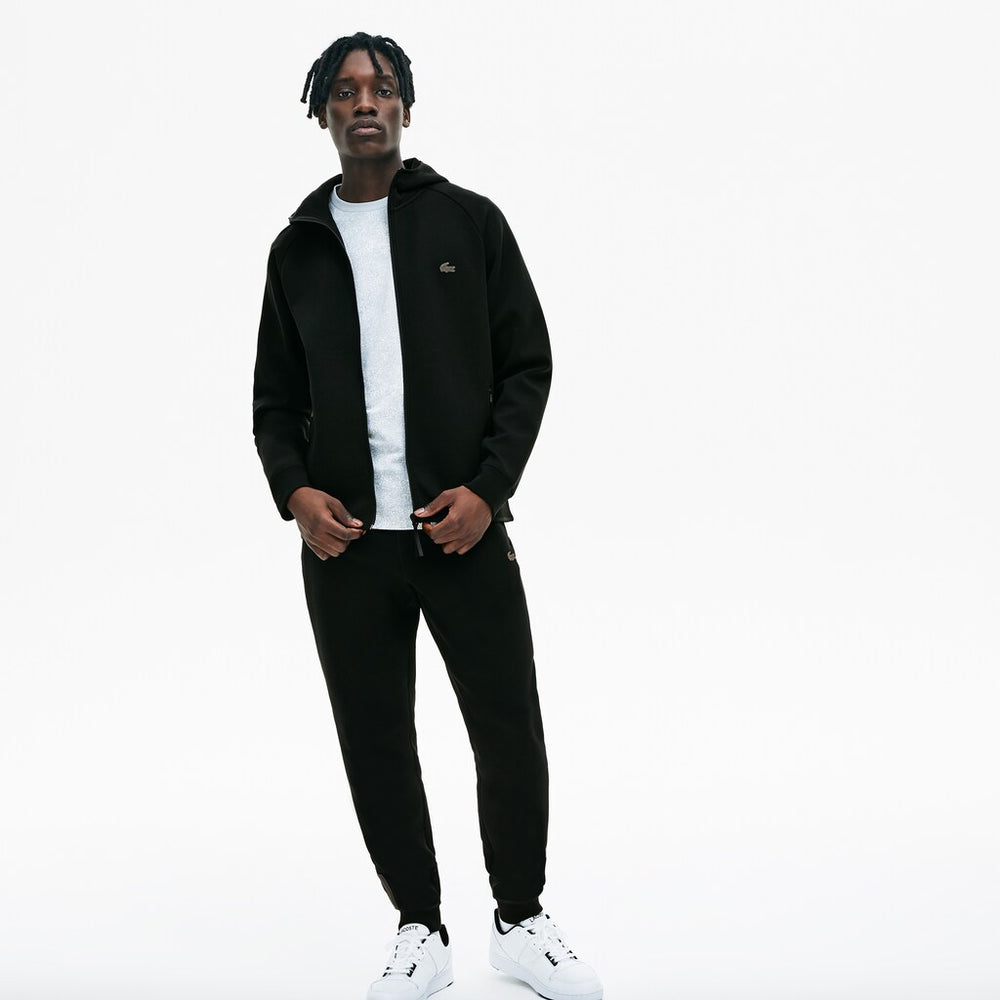 Mens   Motion Regular Fit Full-Zip Hoodie | Lacoste Black • 031
