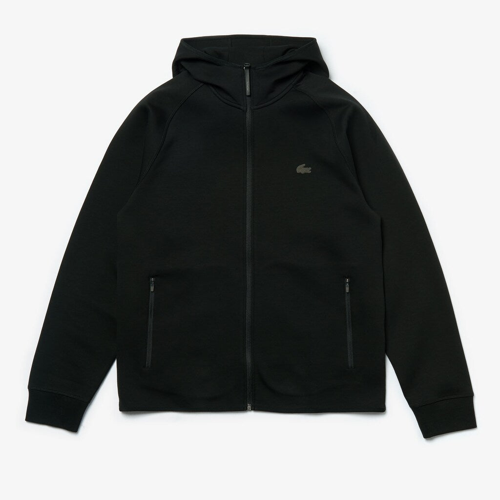 Mens   Motion Regular Fit Full-Zip Hoodie | Lacoste Black • 031