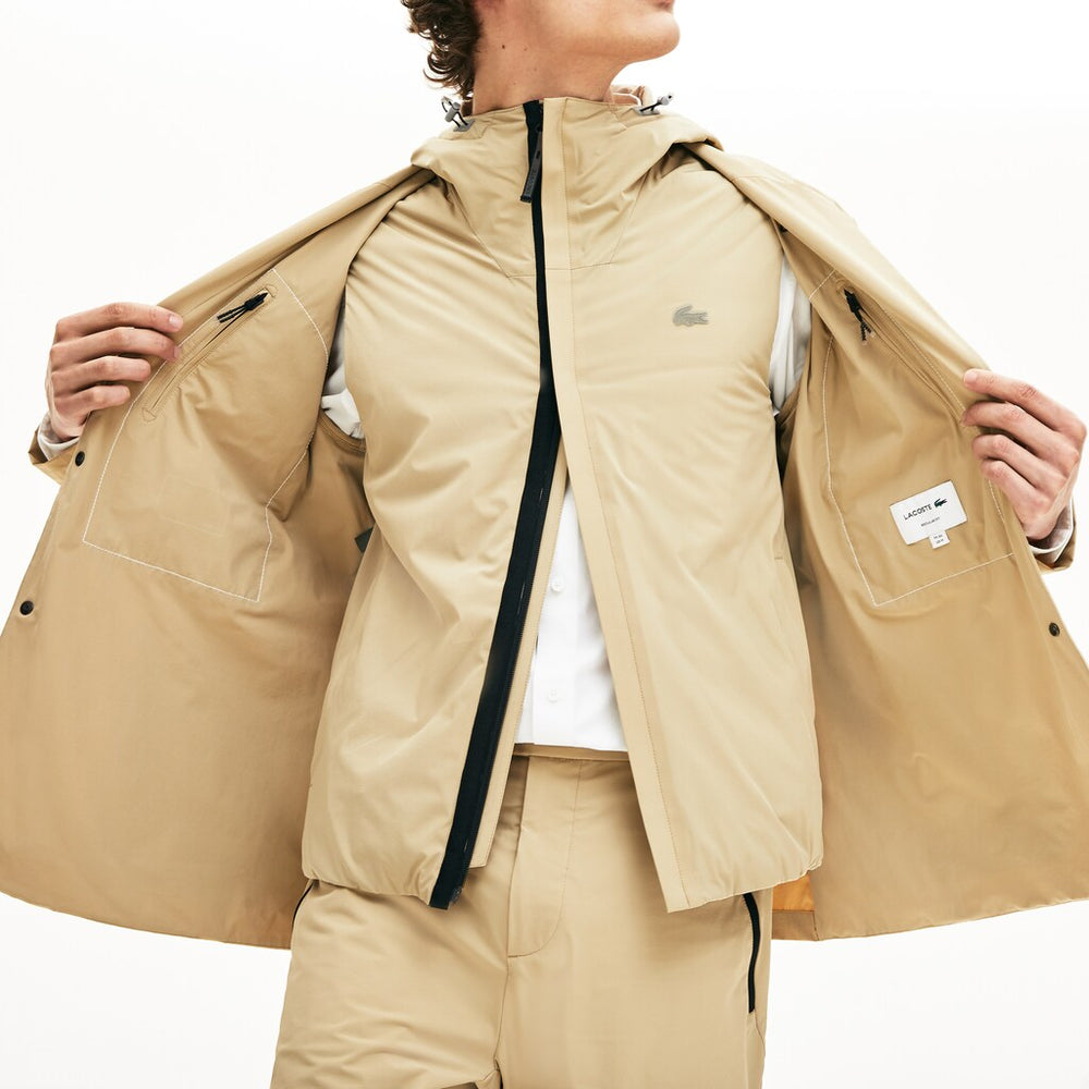 Mens   3-in-1 Ergonomic Jacket | Lacoste Beige • 02S