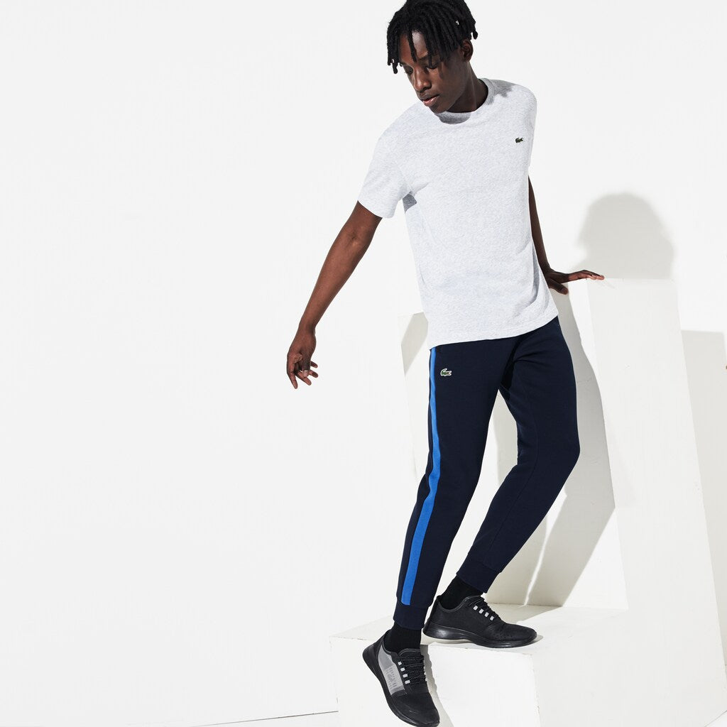 Mens   SPORT Colorblock Fleece Sweatpants | Lacoste Navy Blue / Blue / Navy Blue • Pz8